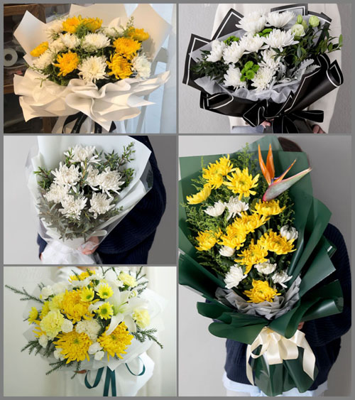 山东青岛平度市店子镇沟西普查区村白事花束代送